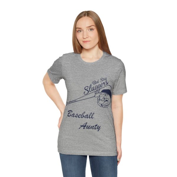Bedstuy Sluggers Aunty BL - Unisex Jersey Short Sleeve Tee