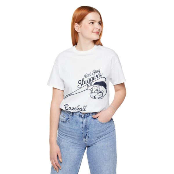 Bedstuy Sluggers Aunty BL - Unisex Jersey Short Sleeve Tee