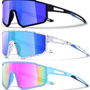 3PACK Kids Sunglasses for 6-14 Boys,